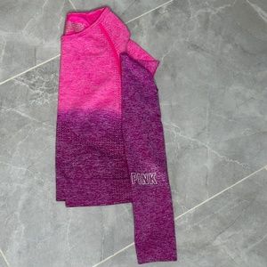 Pink Thrill Ombre PINK LS Crop Top
